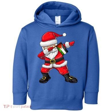 Dabbing Santa Claus From Palestine Xmas Gift Toddler Hoodie