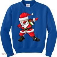 Dabbing Santa Claus From Palestine Xmas Gift Kids Sweatshirt thumb 0