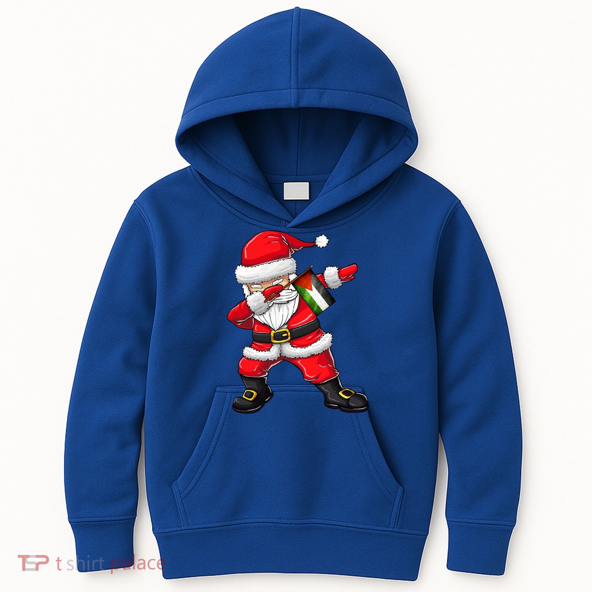 Dabbing Santa Claus From Palestine Xmas Gift Kids Hoodie