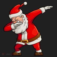 Dabbing Santa Claus Women's Sweatshirt thumb 2