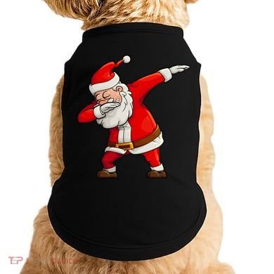 Dabbing Santa Claus Doggie Tank