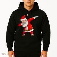 Dabbing Santa Claus Hoodie thumb 2