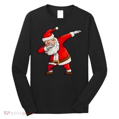 Dabbing Santa Claus Long Sleeve Shirt