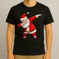 Dabbing Santa Claus T-Shirt thumb 3