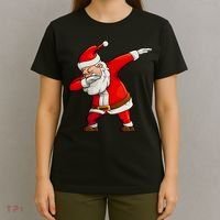 Dabbing Santa Claus T-Shirt thumb 4