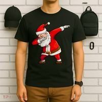 Dabbing Santa Claus T-Shirt thumb 6