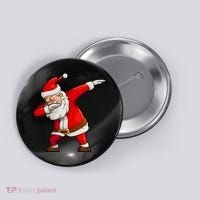 Dabbing Santa Claus Button thumb 0