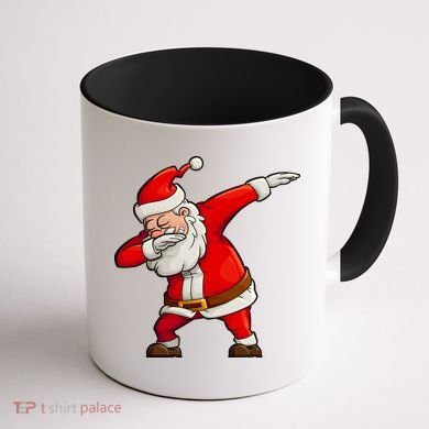 Dabbing Santa Claus Coffee Mug back