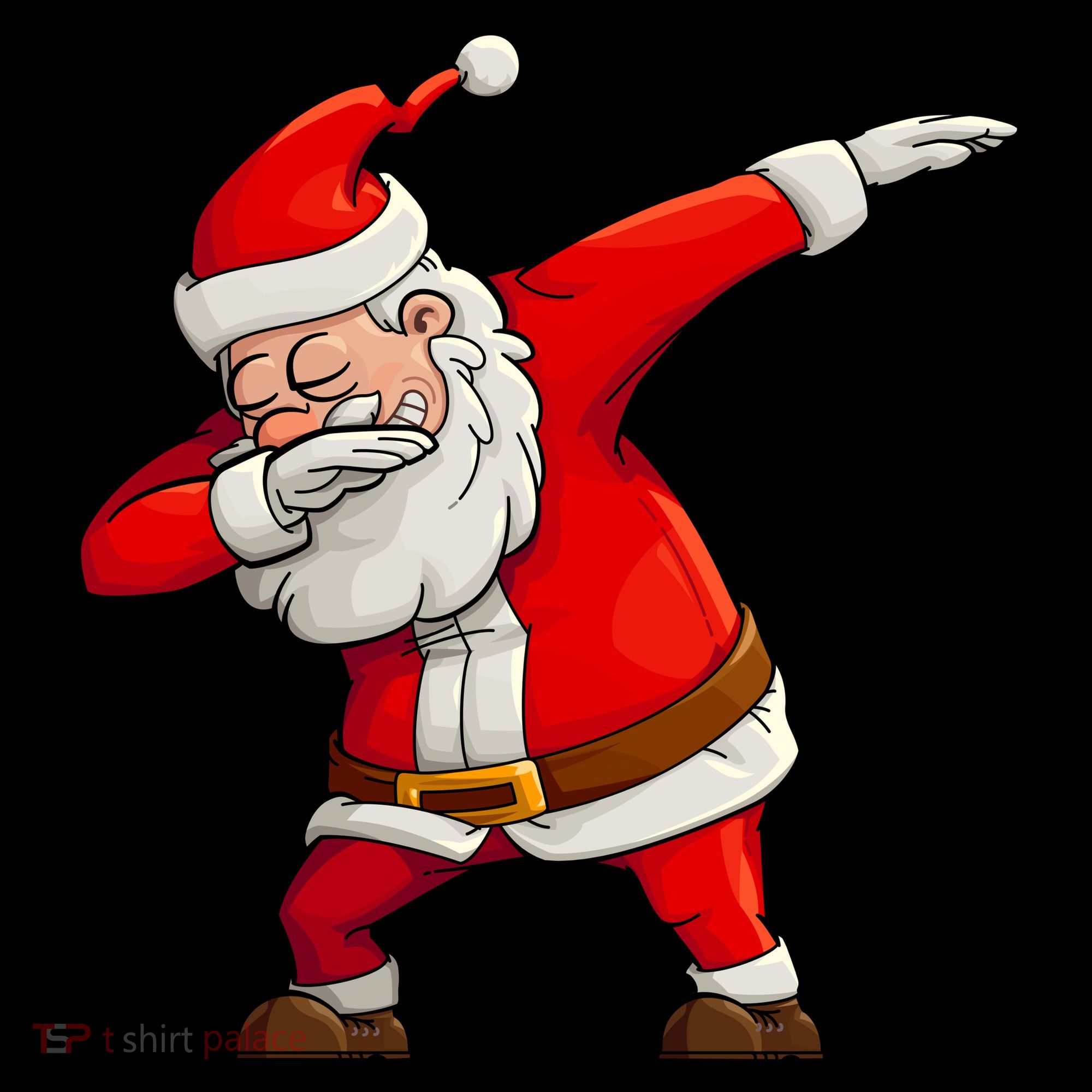 Dabbing Santa Claus Pajama Set