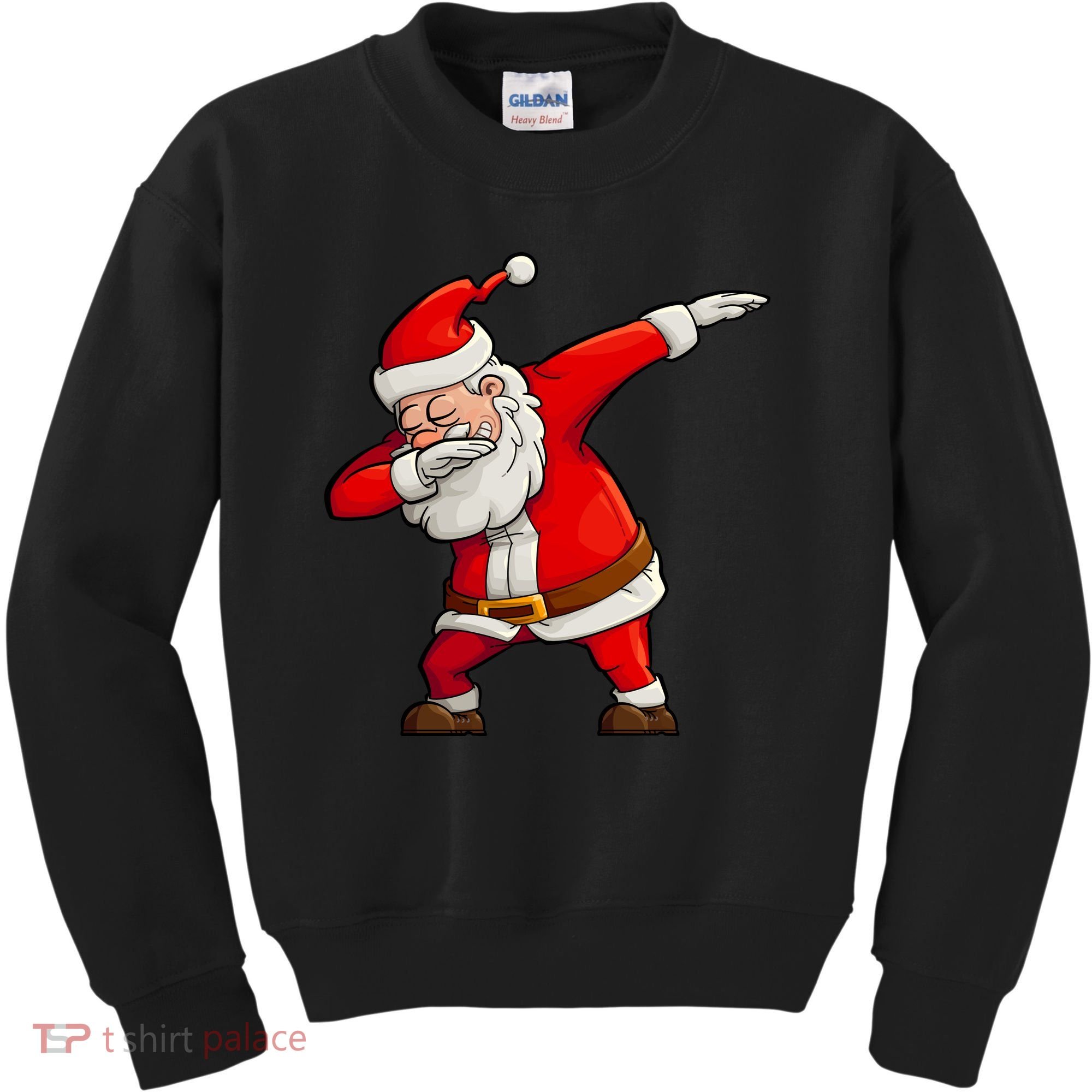 Dabbing Santa Claus Kids Sweatshirt