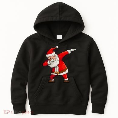 Dabbing Santa Claus Kids Hoodie