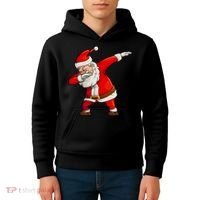 Dabbing Santa Claus Kids Hoodie thumb 4