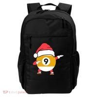 Dabbing Santa Claus Christmas Funny Pool Billiards Xmas Sport Backpack thumb 0