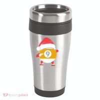 Dabbing Santa Claus Christmas Funny Pool Billiards Xmas Sport 16oz Travel Tumbler thumb 0