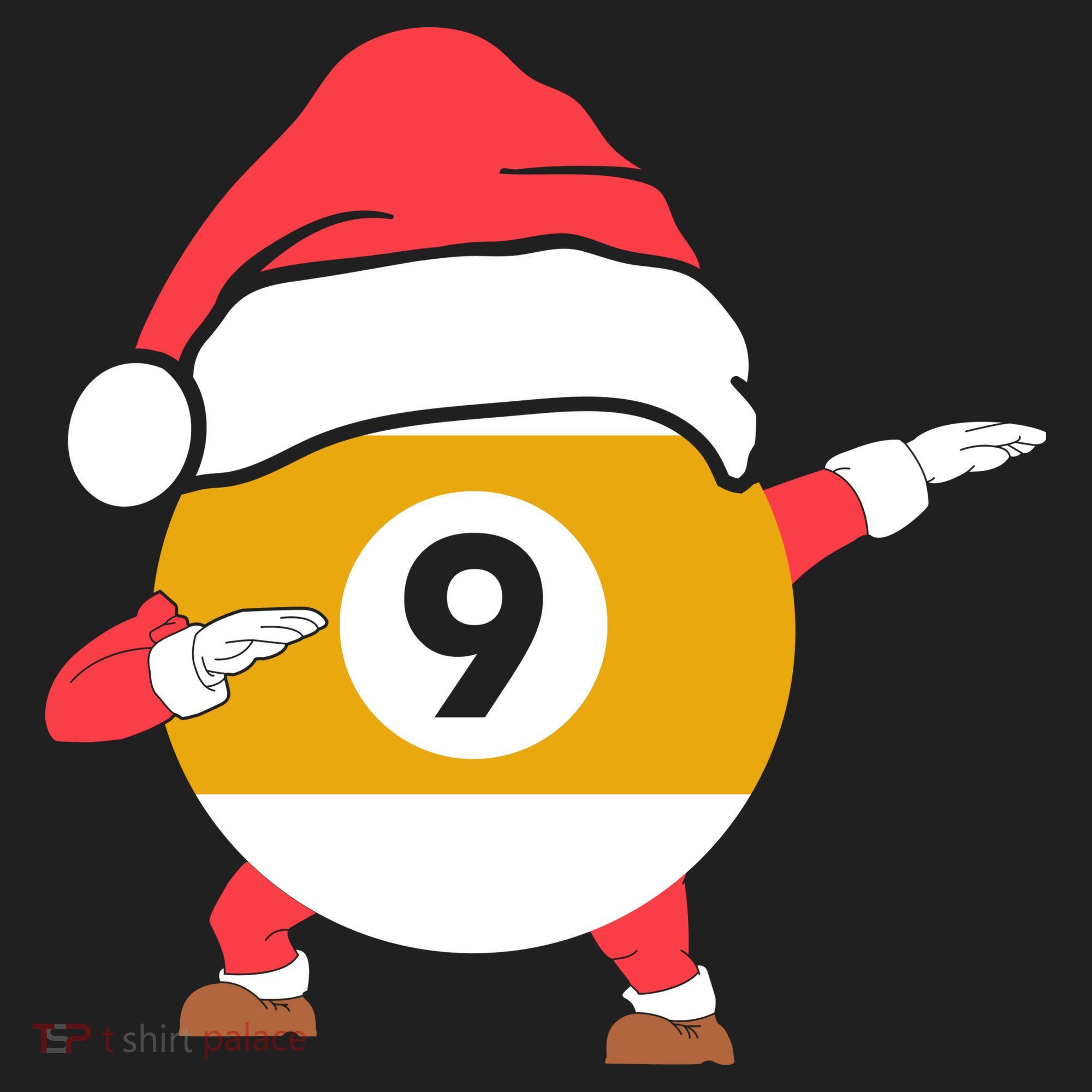 Dabbing Santa Claus Christmas Funny Pool Billiards Xmas Sport Tumbler