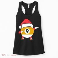 Dabbing Santa Claus Christmas Funny Pool Billiards Xmas Sport Women's Tank Top thumb 0