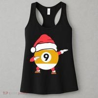 Dabbing Santa Claus Christmas Funny Pool Billiards Xmas Sport Women's Tank Top thumb 3