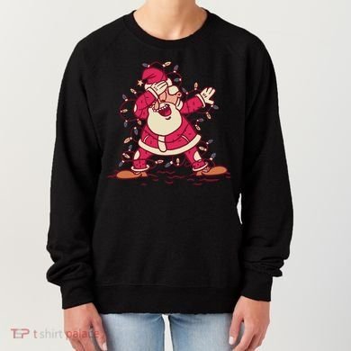 Dabbing Santa Cartoon Women's Sweatshirt