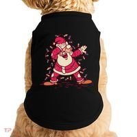 Dabbing Santa Cartoon Doggie Tank thumb 0
