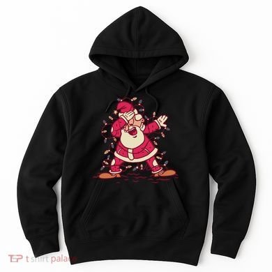 Dabbing Santa Cartoon Hoodie