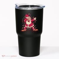 Dabbing Santa Cartoon Tumbler thumb 0
