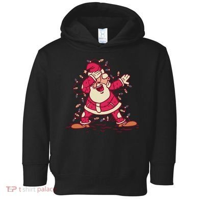 Dabbing Santa Cartoon Toddler Hoodie