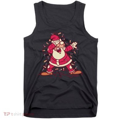 Dabbing Santa Cartoon Tank Top