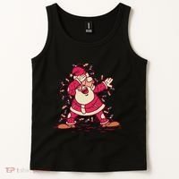 Dabbing Santa Cartoon Tank Top thumb 2