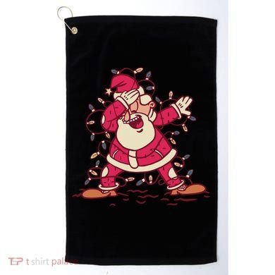 Dabbing Santa Cartoon Golf Towel
