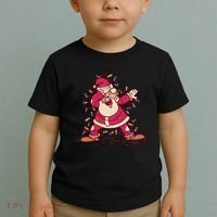 Dabbing Santa Cartoon Toddler T-Shirt thumb 2
