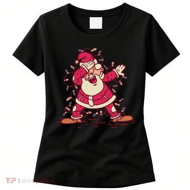 Dabbing Santa Cartoon Women's T-Shirt