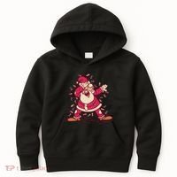 Dabbing Santa Cartoon Kids Hoodie thumb 0