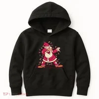Dabbing Santa Cartoon Kids Hoodie thumb 0