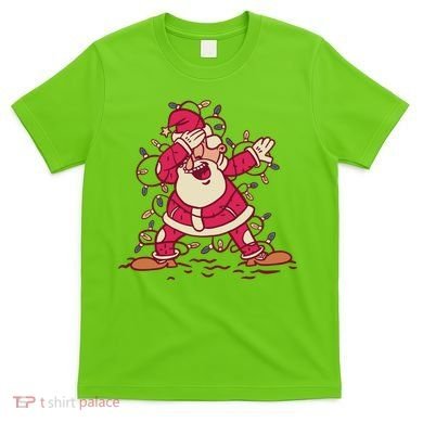 Dabbing Santa Cartoon T-Shirt