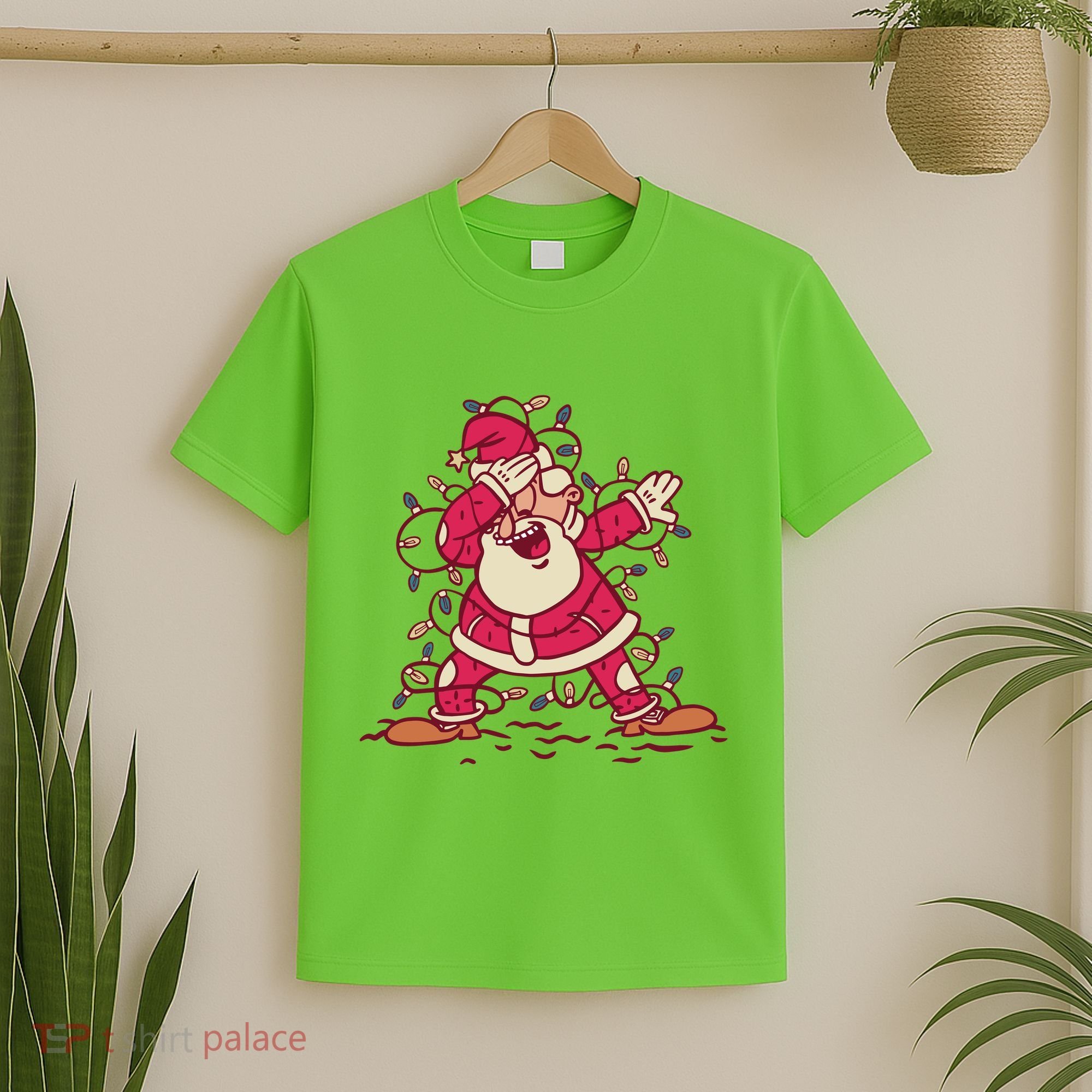 Dabbing Santa Cartoon T-Shirt
