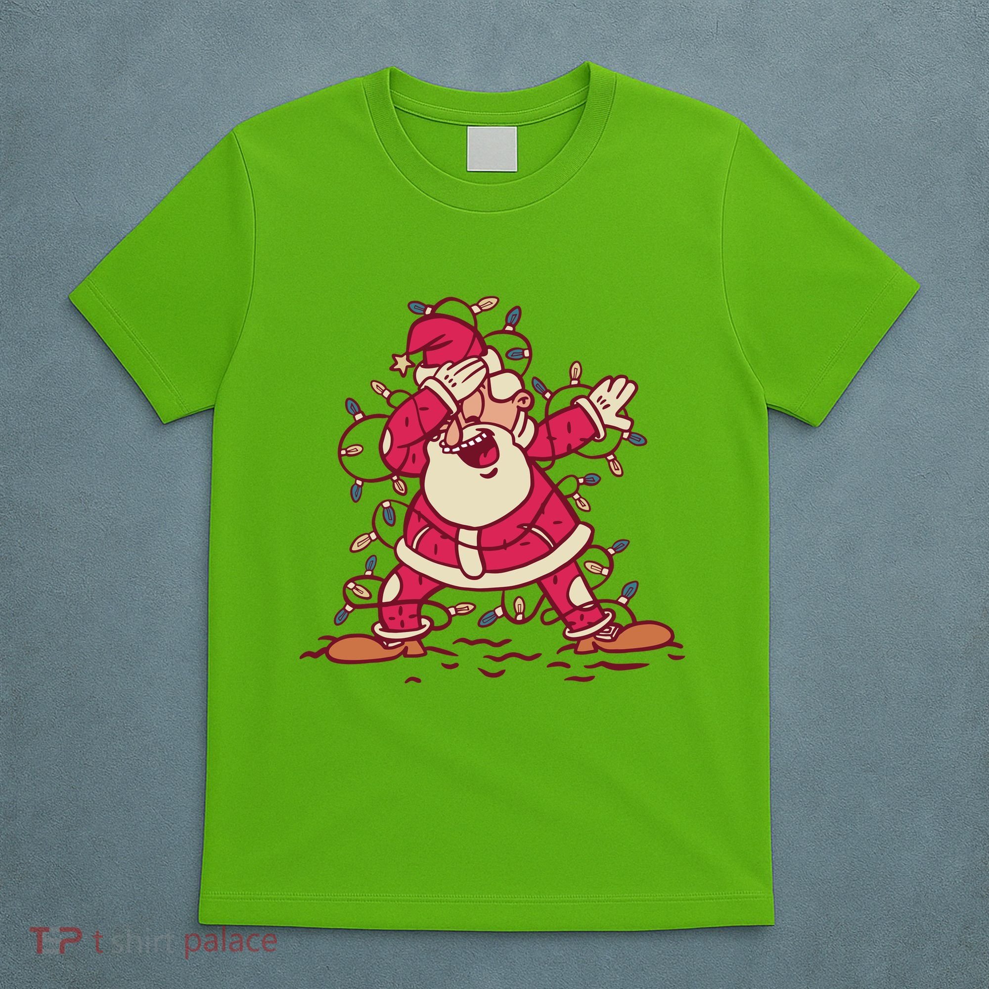 Dabbing Santa Cartoon T-Shirt