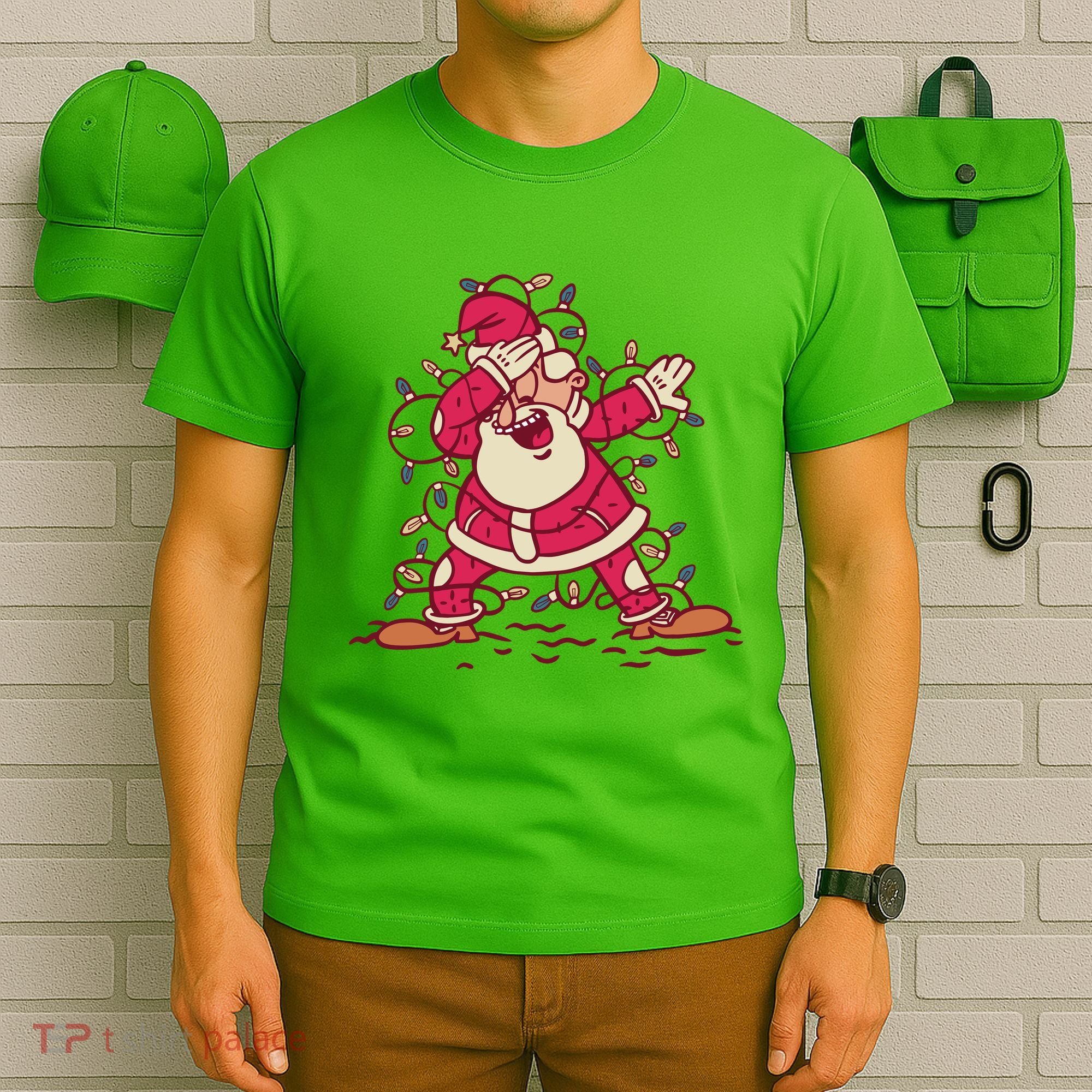 Dabbing Santa Cartoon T-Shirt