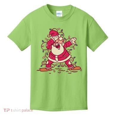 Dabbing Santa Cartoon Kids T-Shirt