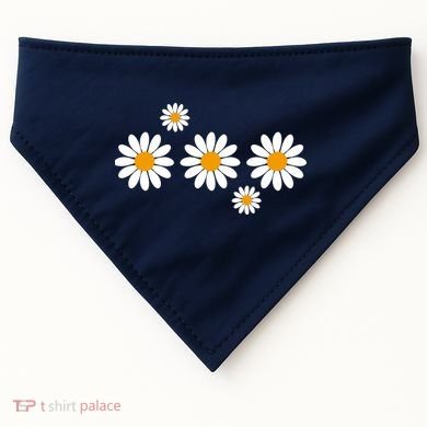 Daisy Spring Cute Floral USA-Made Doggie Bandana