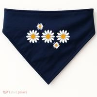 Daisy Spring Cute Floral USA-Made Doggie Bandana thumb 0