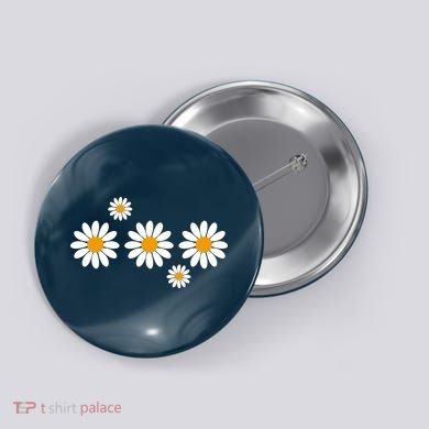 Daisy Spring Cute Floral Button