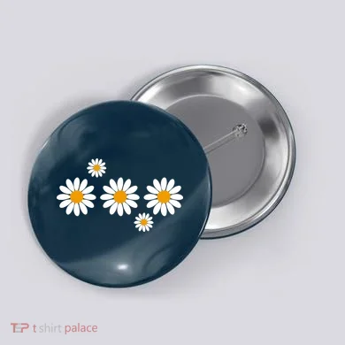 Daisy Spring Cute Floral Button