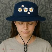 Daisy Spring Cute Floral Bucket Hat thumb 3
