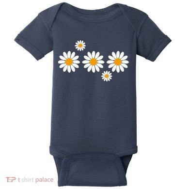 Daisy Spring Cute Floral Baby Bodysuit