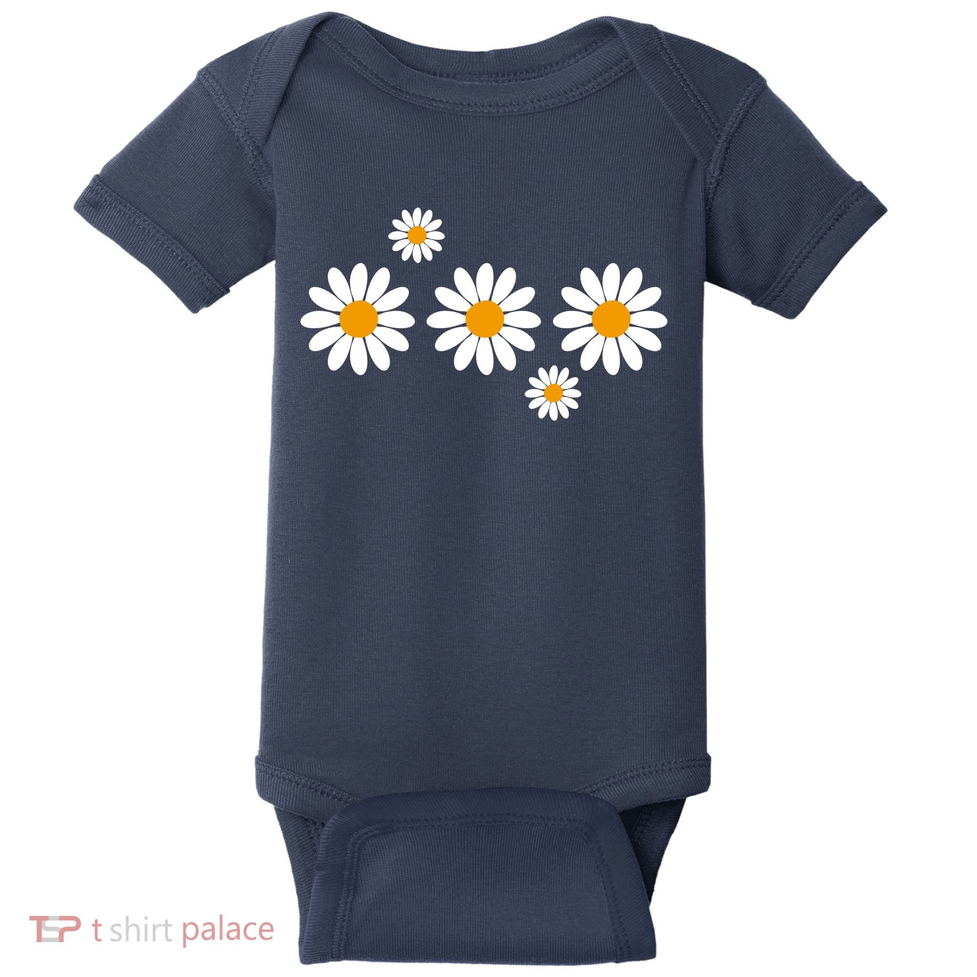 Daisy Spring Cute Floral Baby Bodysuit