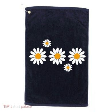 Daisy Spring Cute Floral Golf Towel