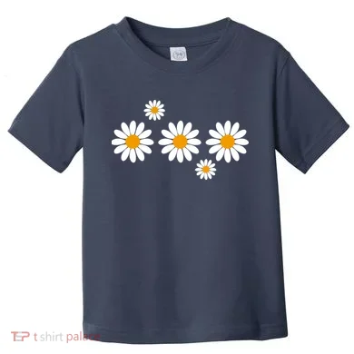 Daisy Spring Cute Floral Toddler T-Shirt