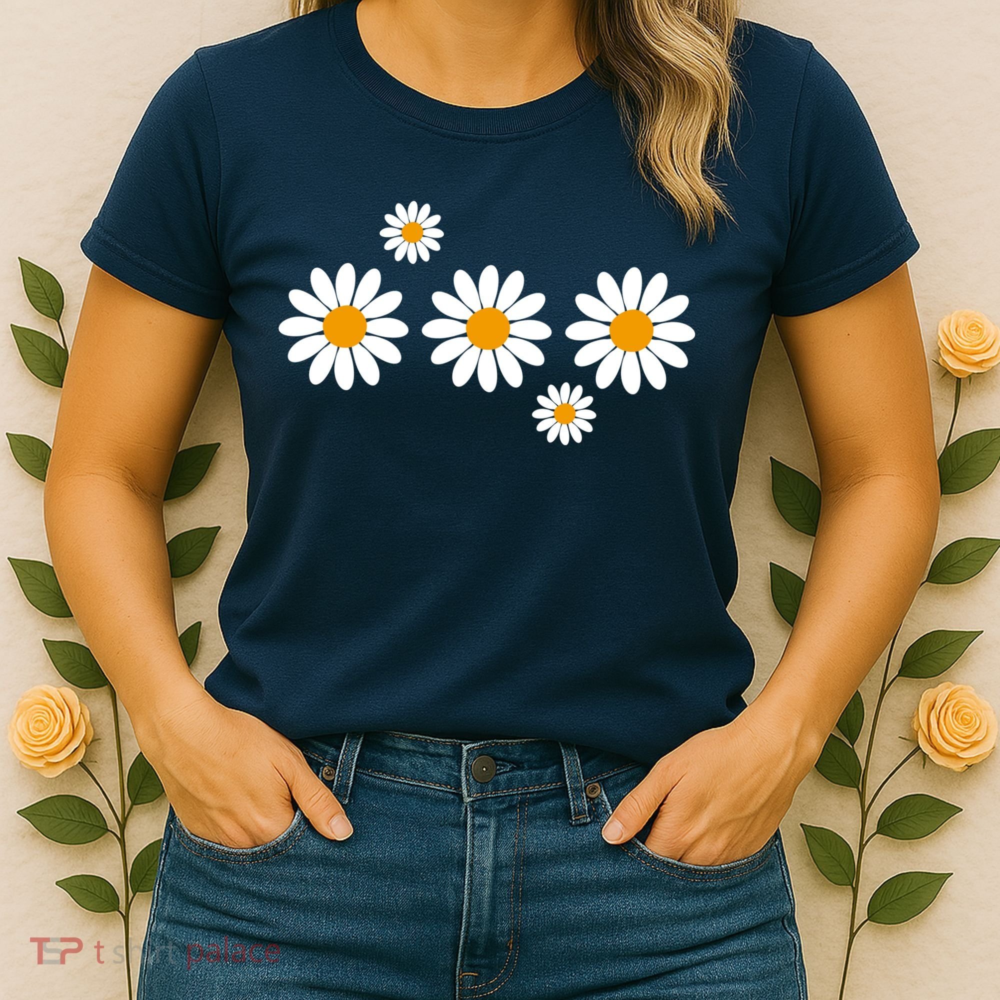 Daisy Spring Cute Floral Women's T-Shirt