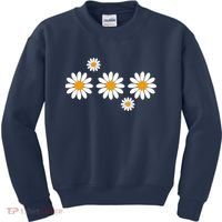 Daisy Spring Cute Floral Kids Sweatshirt thumb 0