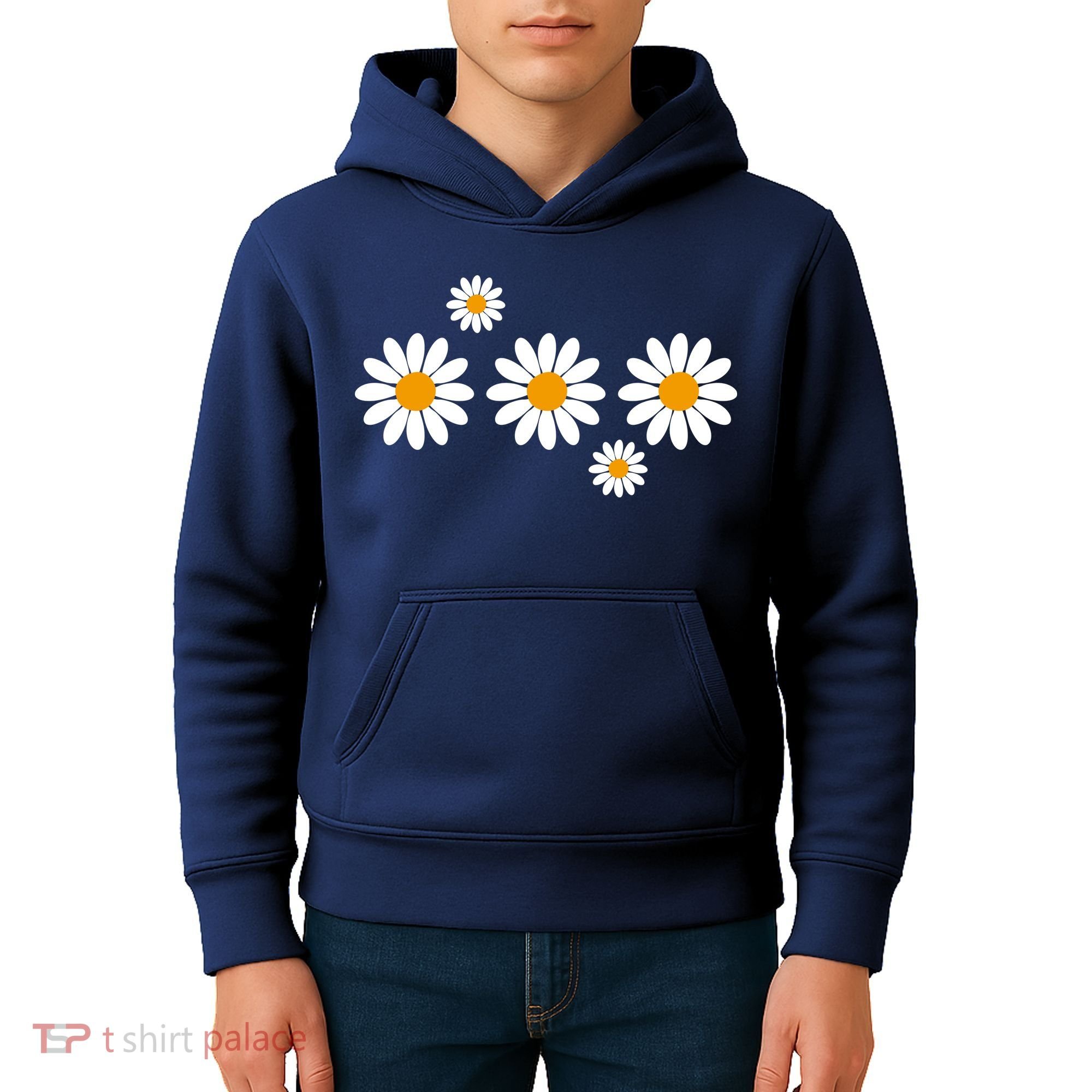 Daisy Spring Cute Floral Kids Hoodie